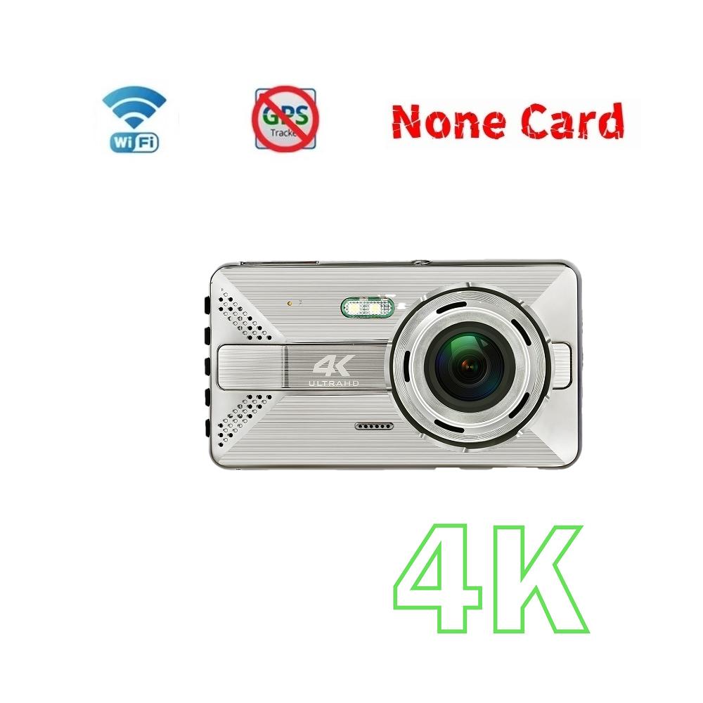4K High-Definition-Fahrtenrekorder WIFI Drahtlose Mobiltelefonverbindung Auto Dual Lens 4-Zoll-Recorder