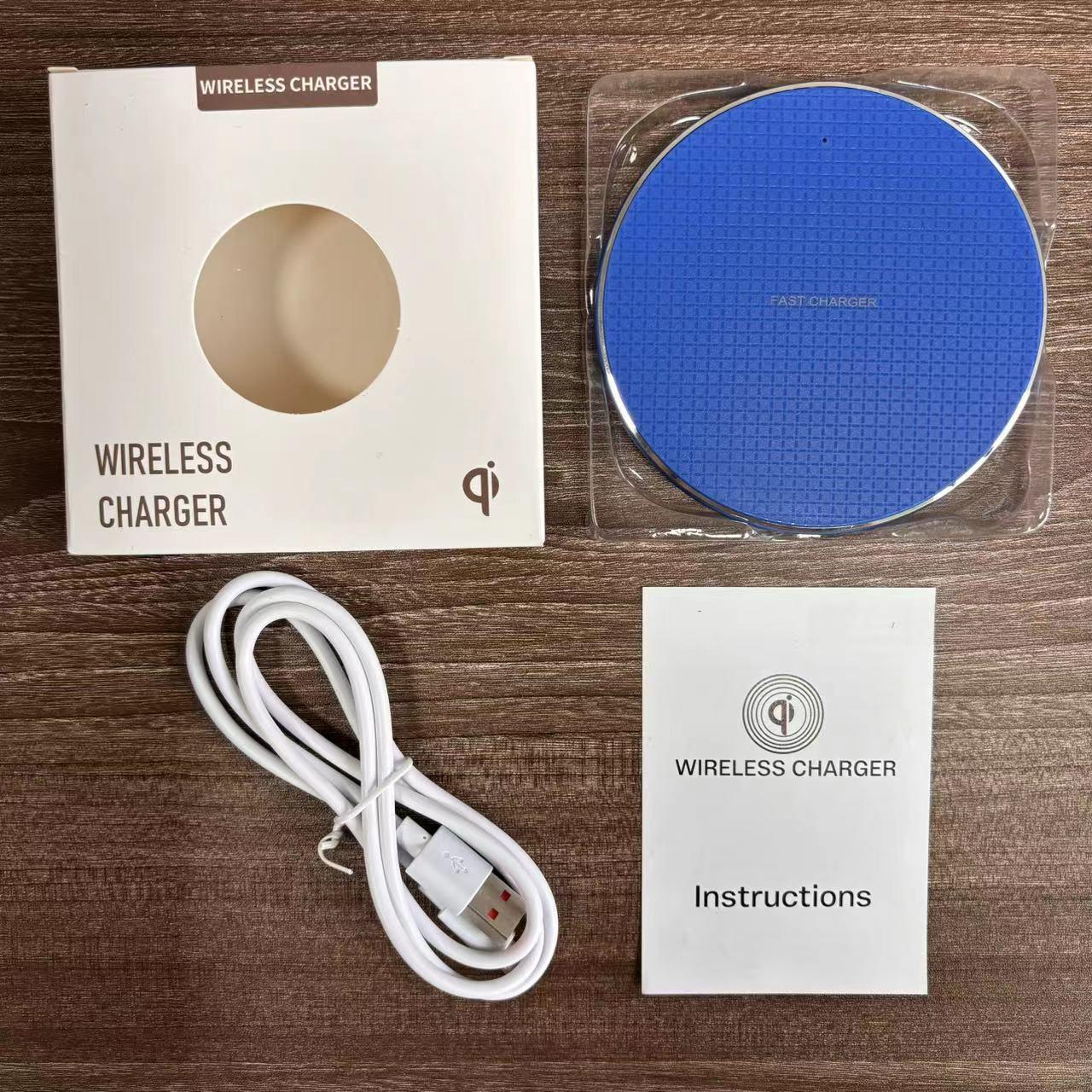 

K8 Round 15W Fast Wireless Charger for Apple, Samsung, and Huawei