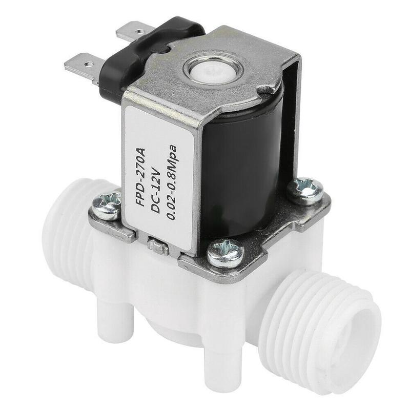 DC 12 Volt 12 Normally Closed Electric Solenoid Valve with Magnetic Controller Switch for Precise Liquid and Gas Control