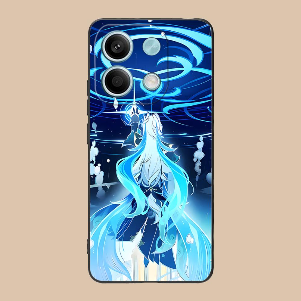 Game GI Neuvillette Matte TPU Mobile Phone Case for Xiaomi 15 14 13 12 Mi 11 T Ultra Lite Pro S X 5G Colorful Printing Cover