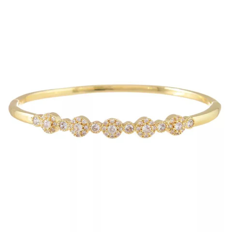 2026 Knot Bracelet Women's Premium Light Luxury Diamond Plated 18K Gold Kink Bracelet Jewelry Hand Jewelry