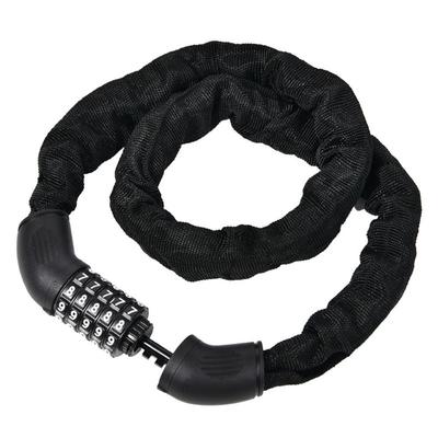 Steel Chain Anti-theft Lock 5-Digit Bicycle Locks Combination Chain Lock Motorcycle Security