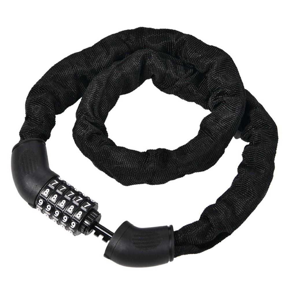 Steel Chain Combination Chain Lock ABS Bicycle Locks Anti-theft Lock Motorcycle Security