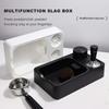 Multifuntional Practical Tamping Station ABS Tamper Station with Coffee Residues Tub Suitable for Coffee Tool Storage