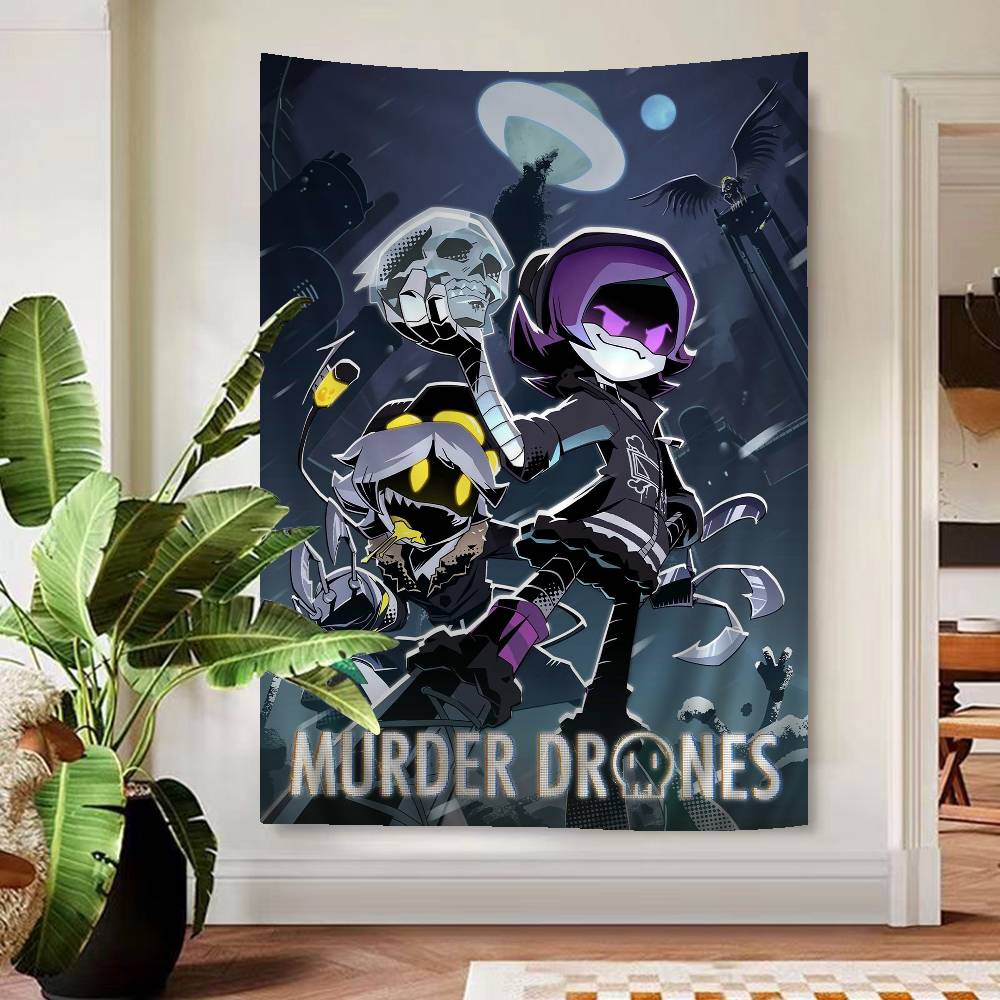 Anime Murder Drones Cartoon Tapestry Wall Hanging Decoration Household Home Decor