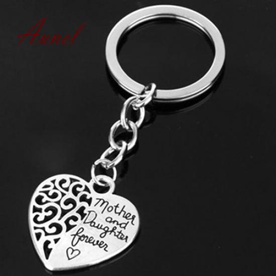 Smart Forever Hollow Heart Key Ring Mother's Day Gift Keychain