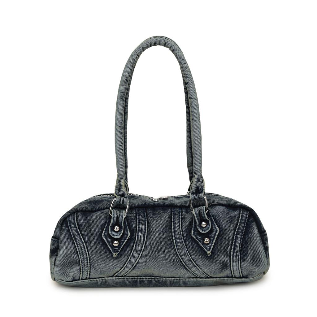 Handbag Wholesale 2025 New Casual Retro Niche Fashion Commuter Shoulder Underarm Bag Denim Bag