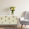 HaoHome Yellow Wallpaper Hibiscus Flower Peel and Stick Contact Paper Removable Vinyl Waterproof For Living Room Wall Decor