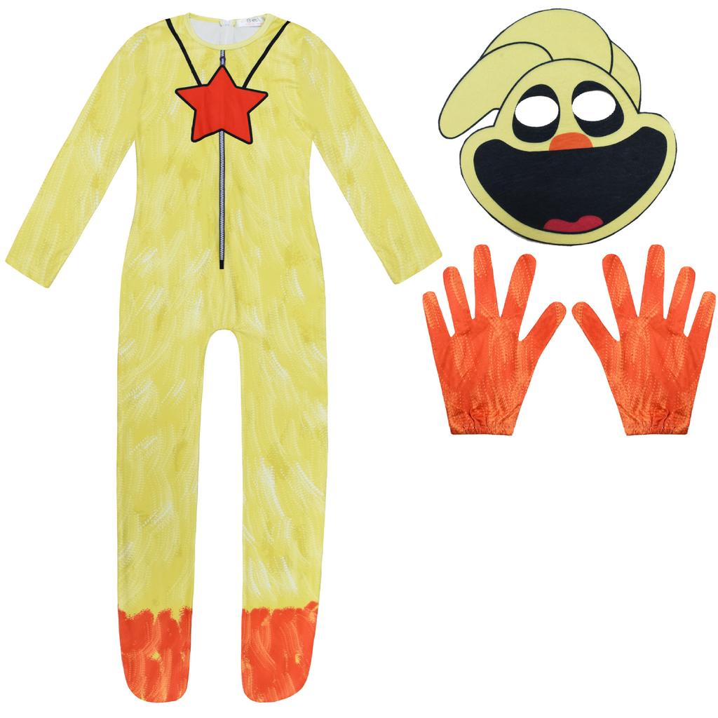 Smiling Critters Cosplay Kostuums Lachende KAT Nap Katnap Accion Jumpsuit Halloween Carnavalsfeest Verkleedpak Voor Kinderen Volwassenen