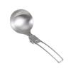 Stainless Steel Tableware Foldable Design Hollow Handle Portable Cookware Camping Hiking