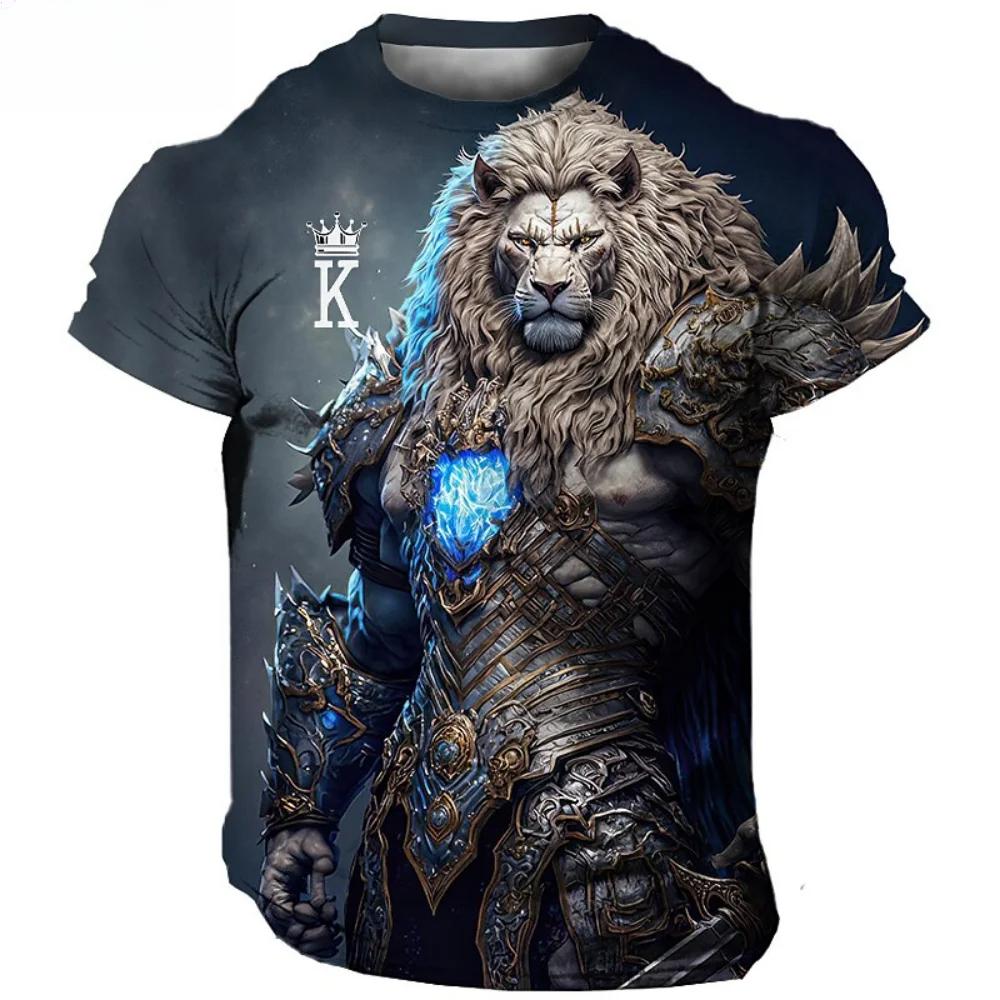 Vintage 3D Animal Men's Clothing Summer Breathable Men's T-Shirt Hip Hop Fashion Men Top Trend O-Neck Men Short Sleeve
