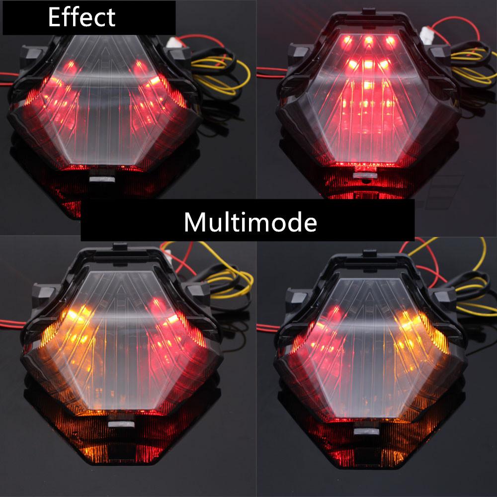 Tail Light with Stop Lamp Turn Signal For Yamaha YZF R3 FZ07 MT07 MT03 2016-2022