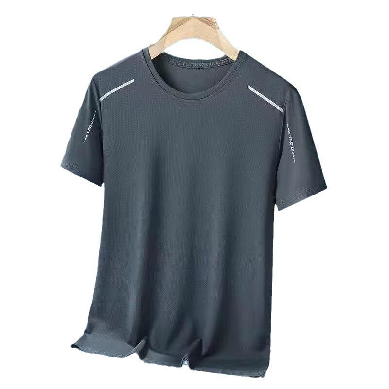 Herr Trendig Sommar Mesh Tryckt Halvärmad T-shirt
