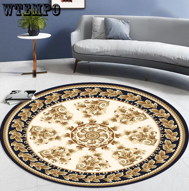 Round Carpet Nordic Bedroom Bedside Carpet Floor Mat Ethnic Style