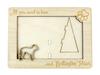 Bedlington Terrier, Rothbury Terrier, Rodbery Terrier - Photo Frame, Engraved Wooden Frame, a Lovely Gadget for the Dog Lover by