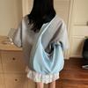 New large-capacity messenger bag niche sports fitness bag casual dumpling bag versatile trendy shoulder bag