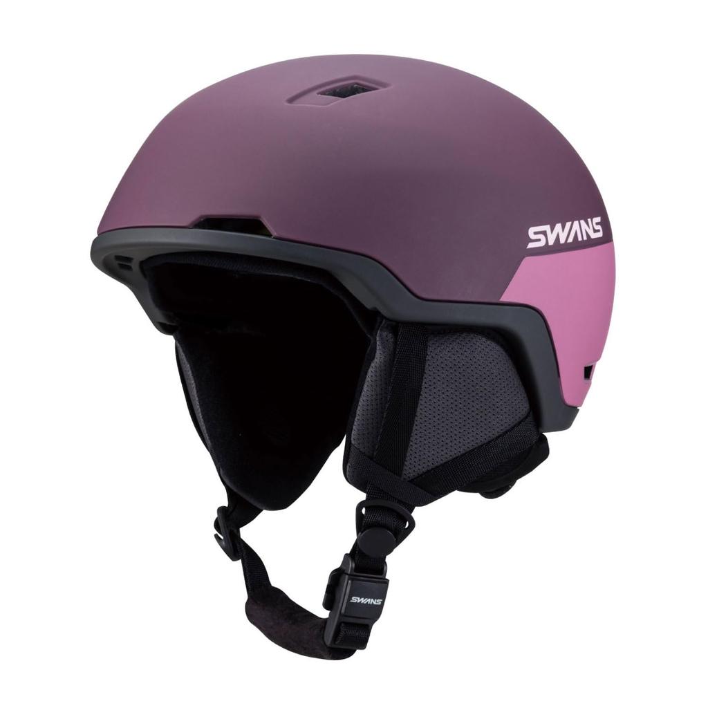 SWANS P2 DAZ Adult Size L Dark with MIPS Dial Openable for Men and Sizes HSF-241 Ski/Snowboard Helmet, (58cm-61cm), Azuki, Lightweight, Adjustment,