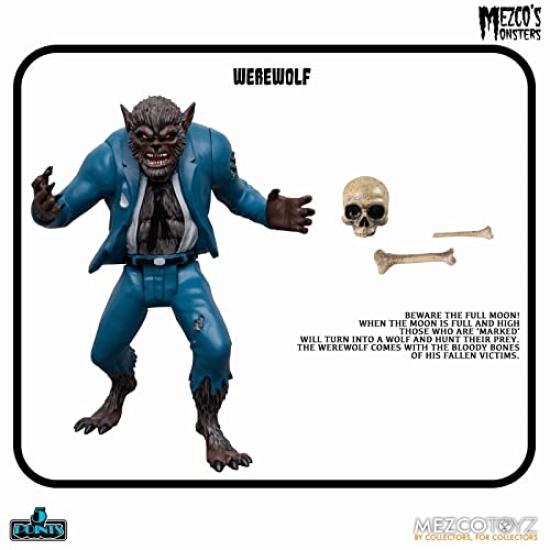 Monsters Tower of Fear 5 Point Action Figure Box Set Mezco's 3.75"