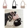 Fashionable Corduroy Crossbody Bag 2024 Summer Trendy Shoulder Bag With Strawberry Pattern