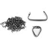 WATERCARBON Tools126 Auto Parts Industries Straight Hog Ring Upholstery Installation Kit Pliers Seat Cover Upholstery Hog Rings pack-100-Piece Ring