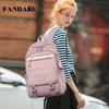 FANDARE Women's Backpack with Cute Decorations, Large Capacity, A4 Size, Student Backpack, Lightweight, Waterproof, Multifunctional, Anti-Theft,