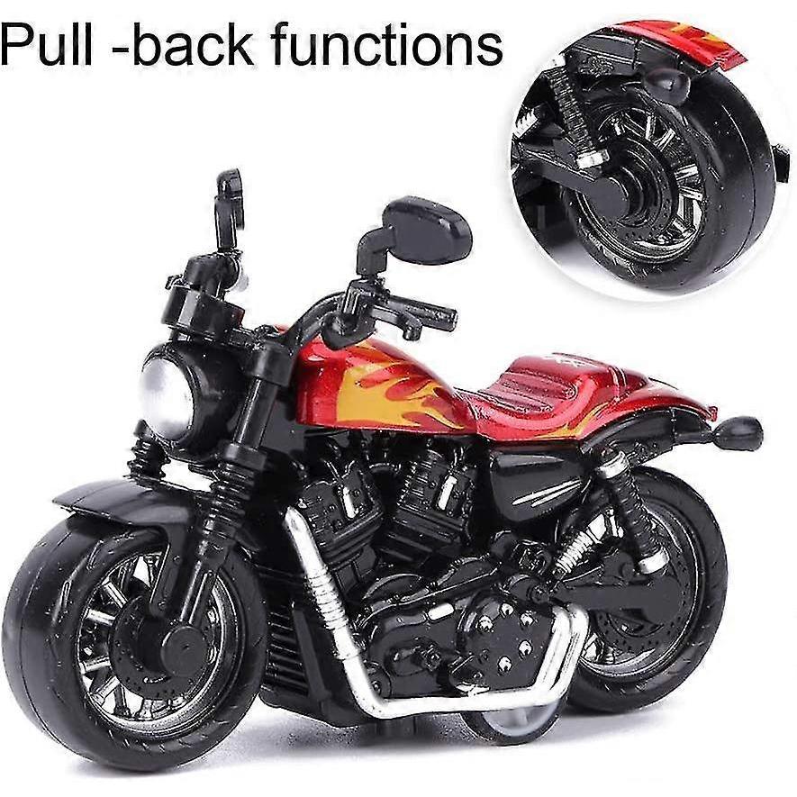 Alloy Motorcycle Model Toy Ornament Simulation Locomotive Boy Toy Multi-color Optional