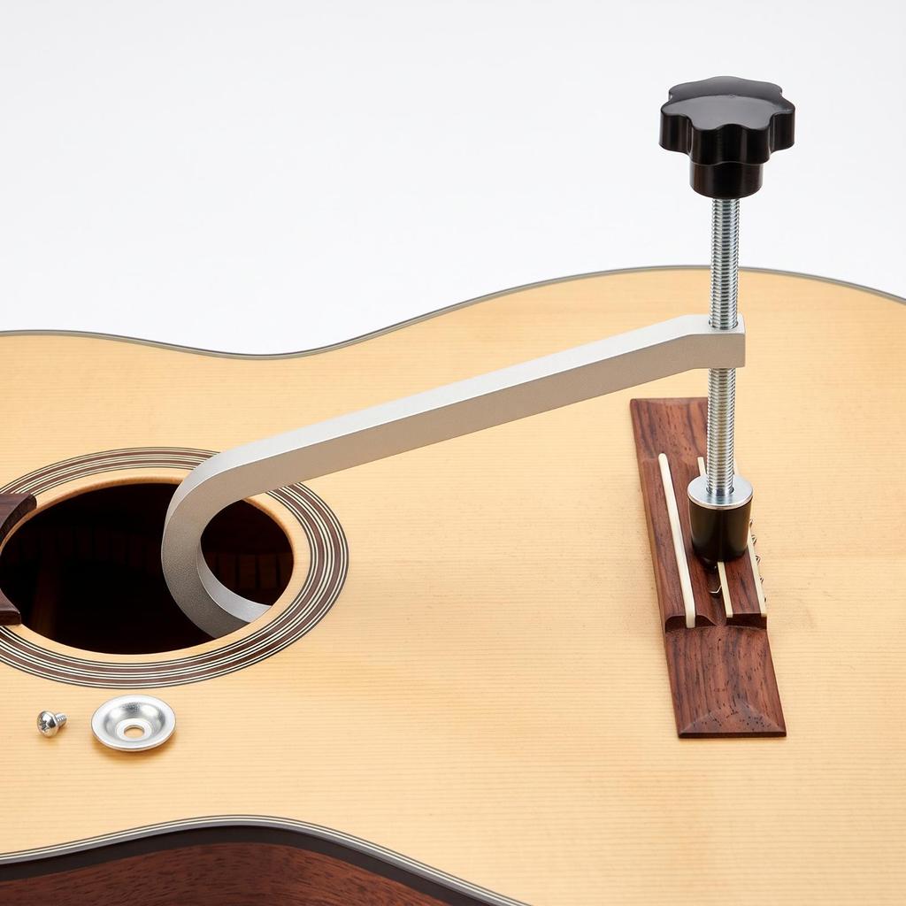 Maintenance Clamp Compatible Guitar Bridge Metal for Luthier