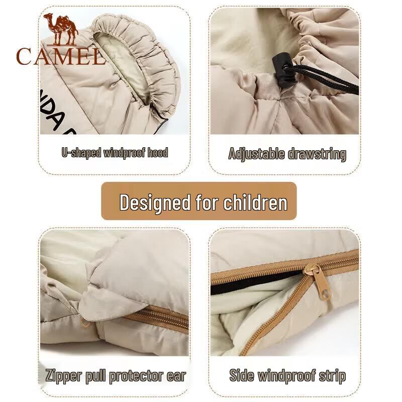 Camel Kinder Panda Outdoor-Schlafsack