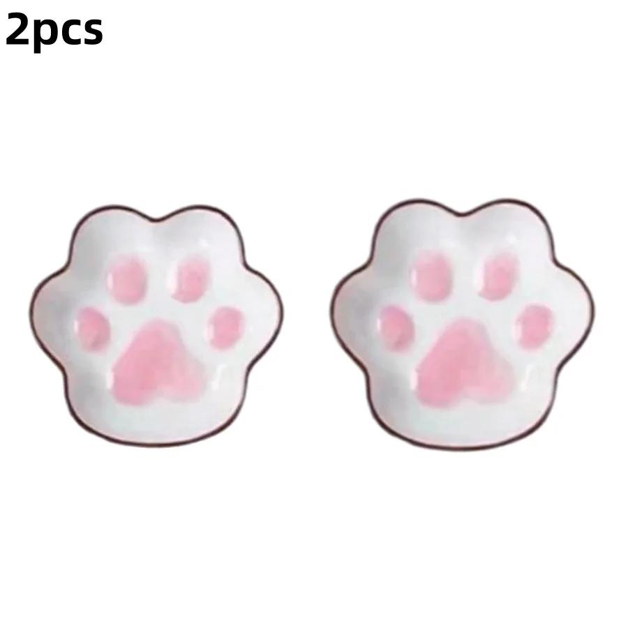 1pc Japanese Style Cat Paw Seasoning Dish Cute Cartoon Meal Dish Home Dipping Sauce Mustard Soy Sauce Salad Tomato Sauce