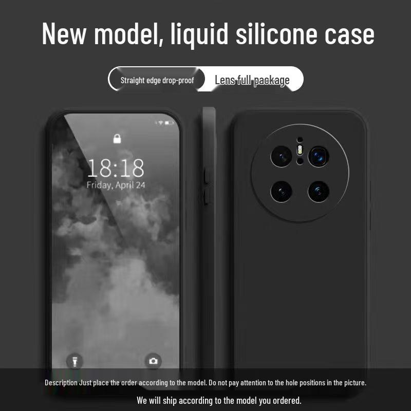 Huawei Mate70Pro+ Solid Color Liquid Soft Case with Full Coverage and Drop Protection
