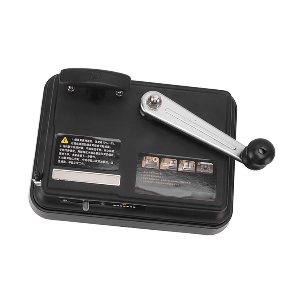Manual  Rolling Machine Straight Push Stainless Steel S Roller Maker Black