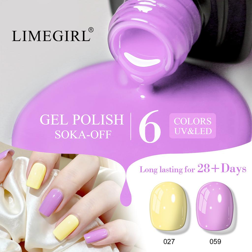 Pastelová sada gelových laků na nehty 6 barev Jaro Léto Dopaminový želé gel na nehty Nízký zápach Dlouhotrvající UV/LED vytvrzování