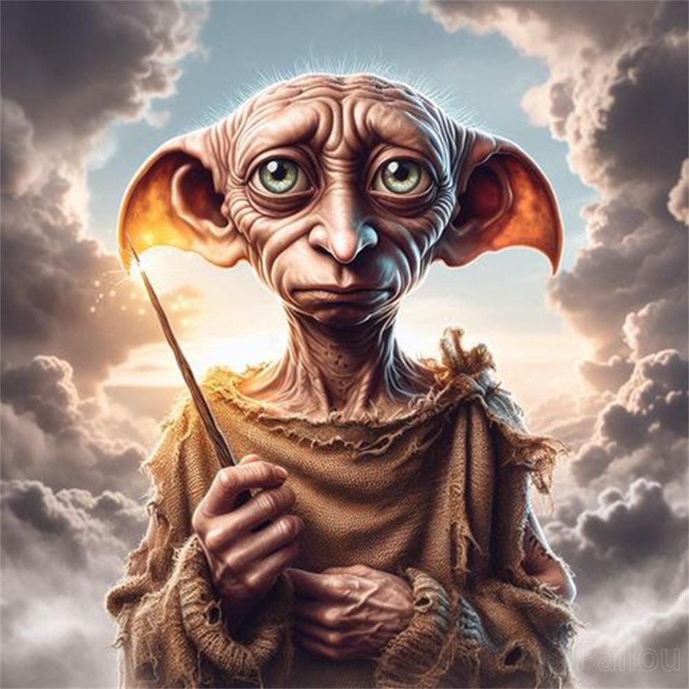 Halloween Dobby Elf Lord Voldemort 5D DIY Diamantmalerei Kunst Fantasy Severus Snape Magische Welt Kreuzstich Mosaik Heimdekoration