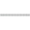 VidaXL Wire Mesh Fence with Flange, Decorative Fence Panel, Garden Patio Protection Barrier 154155