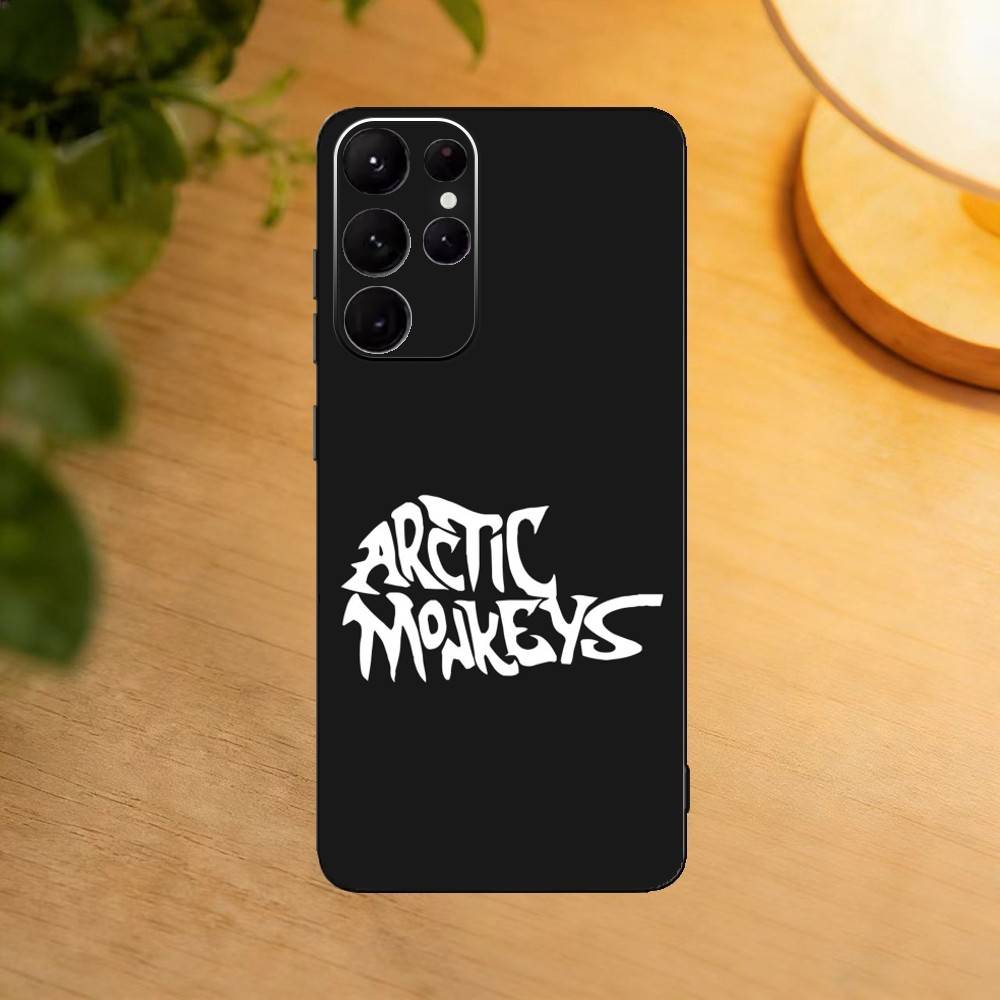 Logo A-Arctic M-Monkeys Band Phone Case For Samsung S25,S24,S21,S22,S23,S30,Ultra,S20,Plus,Fe,Lite Black Shell