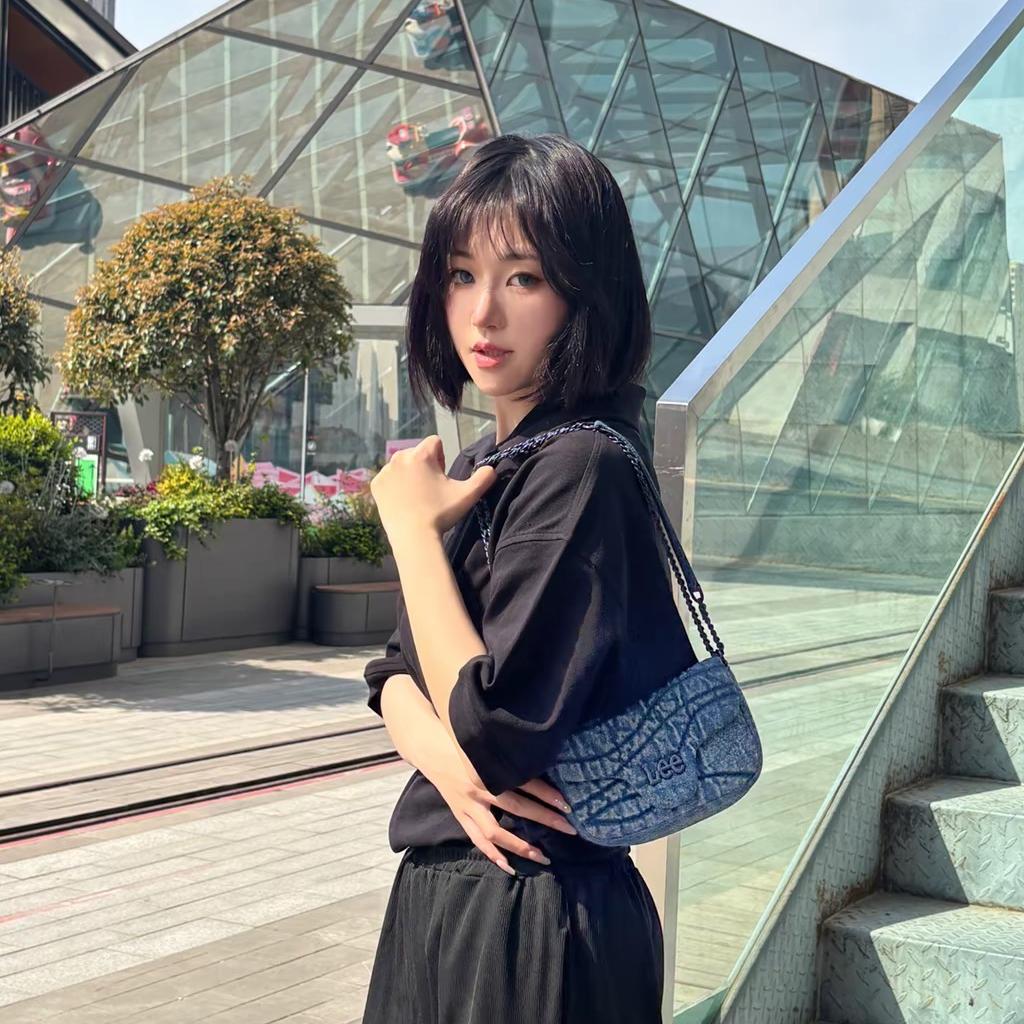 New Lee Denim Shoulder Bag Crossbody Bag Regular Women's Vintage Indigo LE240102M-523