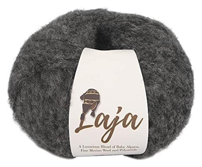 NASKA Hand Knitted Yarn Raja Extra Thick Type Gray 50g 150m Set of 5 Balls COL.FJ1452 Approx. T-3