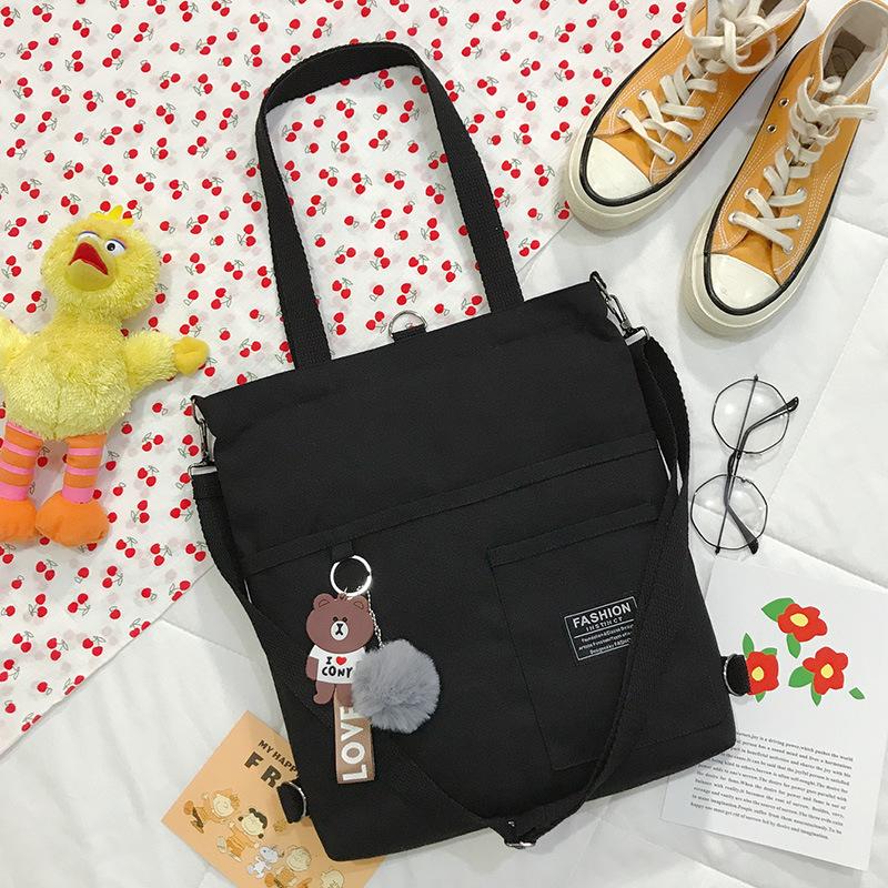 New Women's Bag Large Capacity Canvas Bag Shoulder Bag Crossbody Handbag