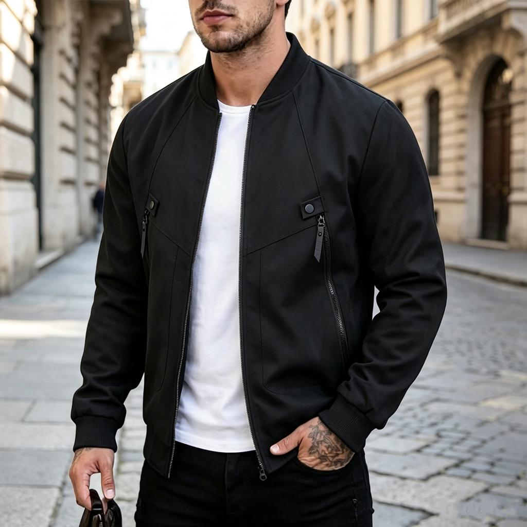 Herren Plus Size Kapuzenjacke Lässig Lockerer Schnitt Farbe Outdoor Windjacke für Frühling und Herbst