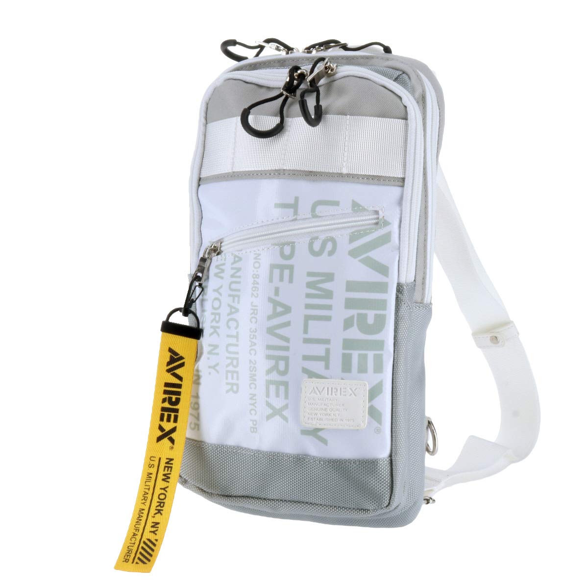 AVIREX One Shoulder Bag Body Bag 2. white белый