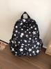 Schoolbag Female Junior High School High School Student Star Print Korean Version Niche Ins Backpack Mori College Student Backpack Female