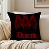 Federa per Cuscino D-Dracula Vampiro Oscuro Federa per Cuscino Anti-Acari Decorazione Divano Soggiorno Cuscino Stanza