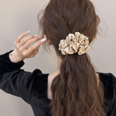 Scrunchies Haargummis Accessoires koreanisch Haargummi elastisch für Mädchen Frauen führende Mode beliebt Vintage Erwachsene kpop Yoga neu