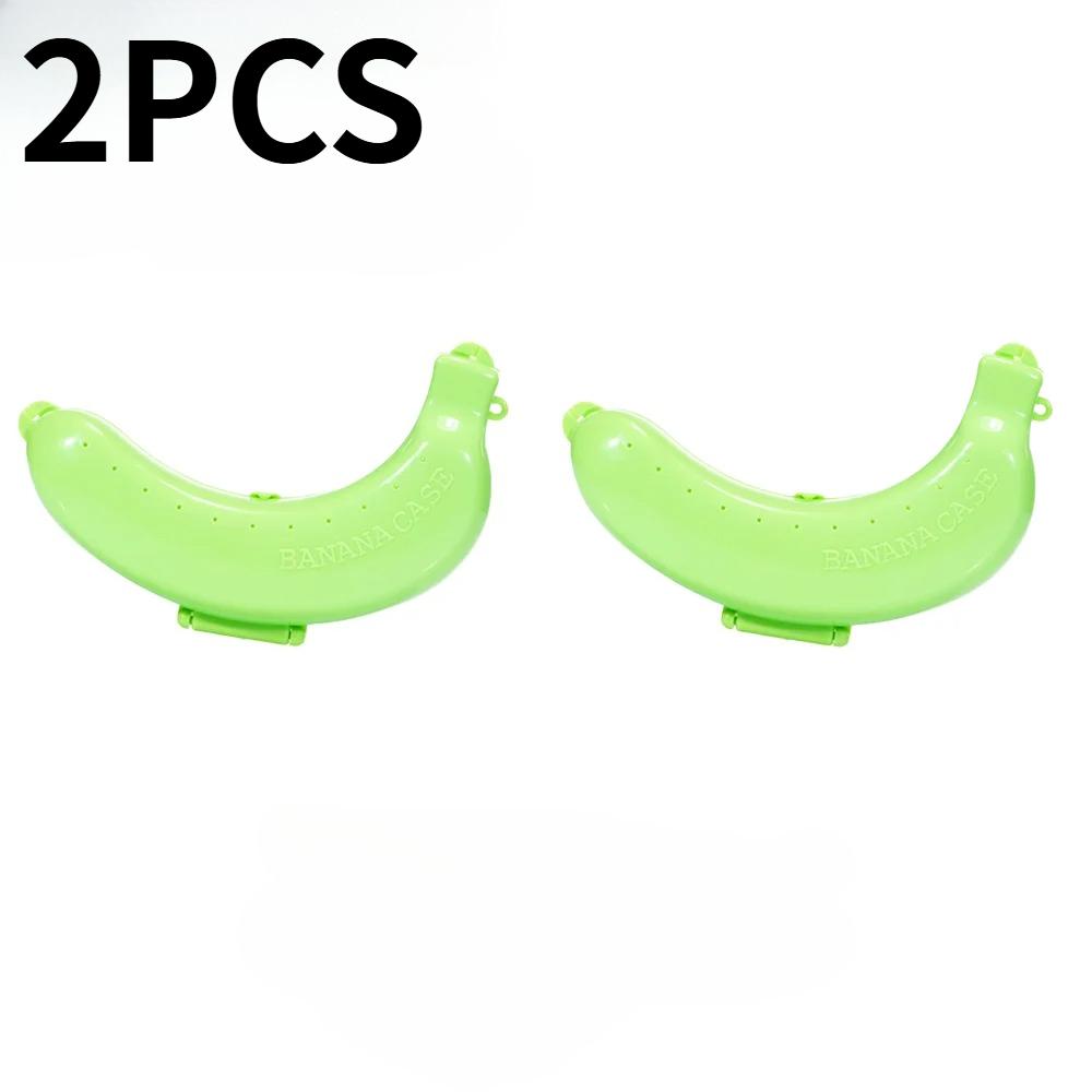 3 Stück tragbare Bananenaufbewahrungsbox für Outdoor-Reisen, süße Bananenbox, Schutzhülle, Reise, Schüler, Mittagessen, Obstaufbewahrungsbox, Halter