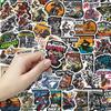 55 Extreme Off-Road Motorcycle Stickers: Perfect for Notebooks, Desktops, Motorcycles, DIY Planners, Stationery, and Creative Projects.