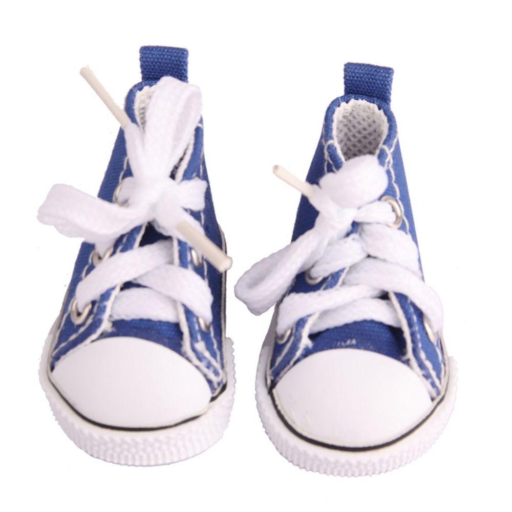 Cute Doll Mini Canvas Shoes Mini Doll Sneakers Doll Casual Canvas Shoes  Girl Toy