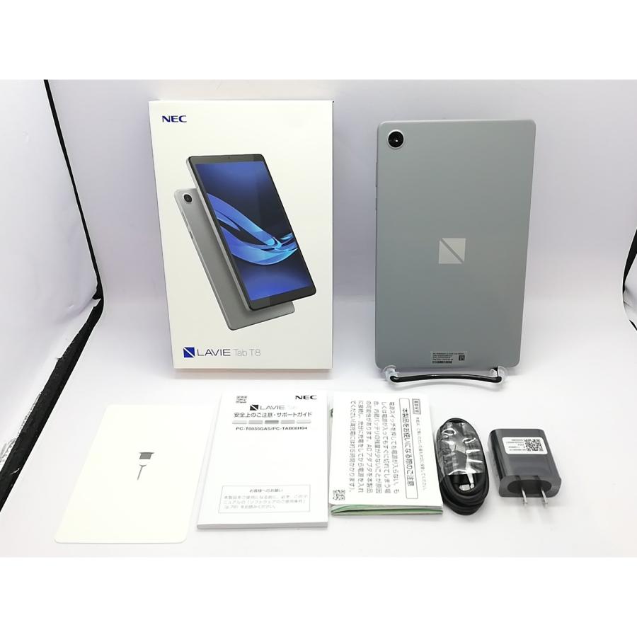 USED NEC LAVIE T8 TAB08/H02 4GB 64GB Wi-Fi Tablet – Platinum Gray (Japan)