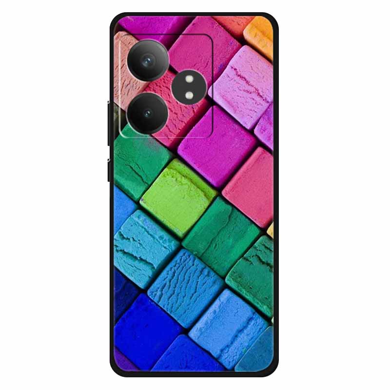 Funda For Realme GT 6T / GT 6 Cases Silicone Planet Painted TPU Soft Phone Back Cover For RMX3853 Protective Coque RMX3851  GT 6