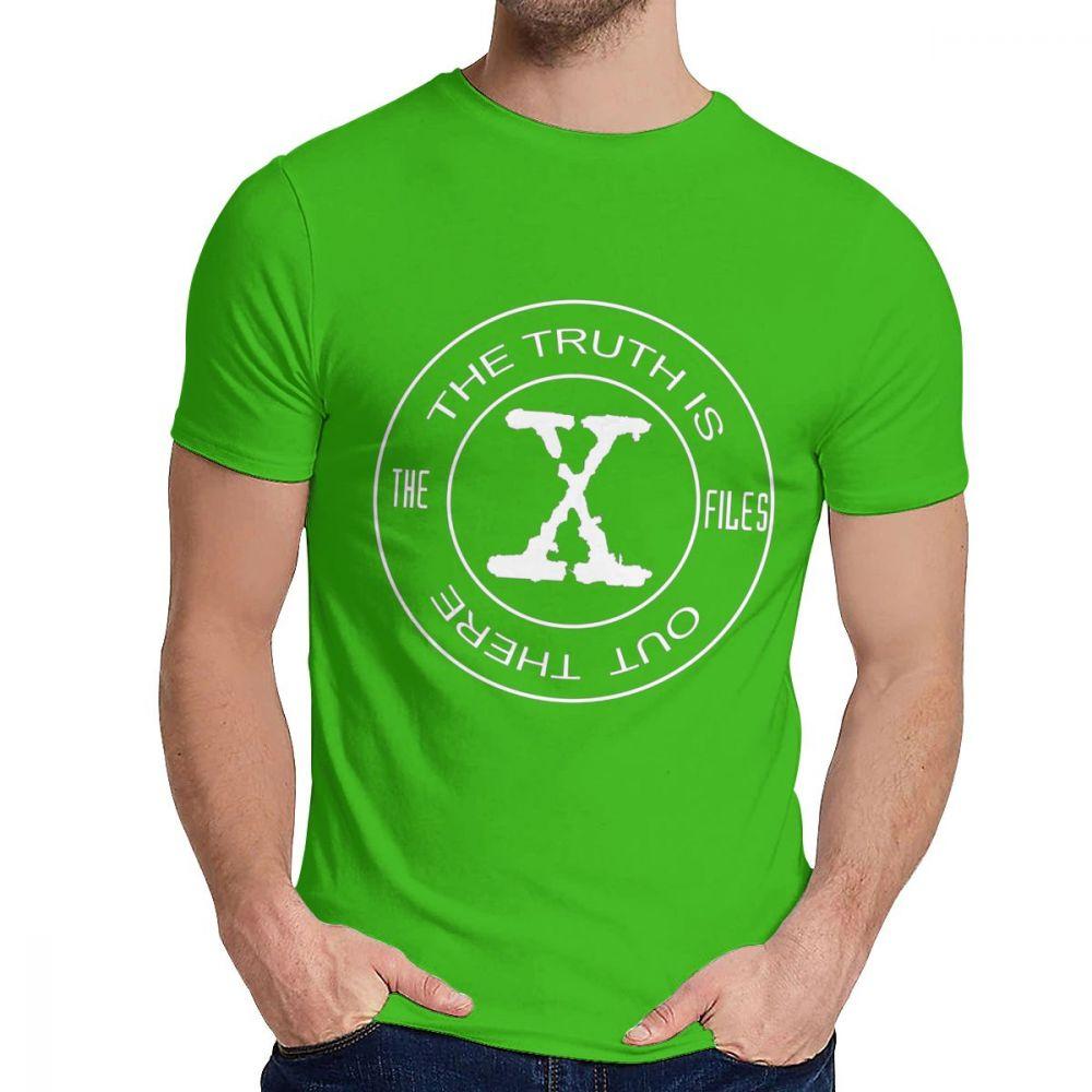 Girocollo The X Files La Verità È Là Fuori T-shirt Bianca Pazzo Per
