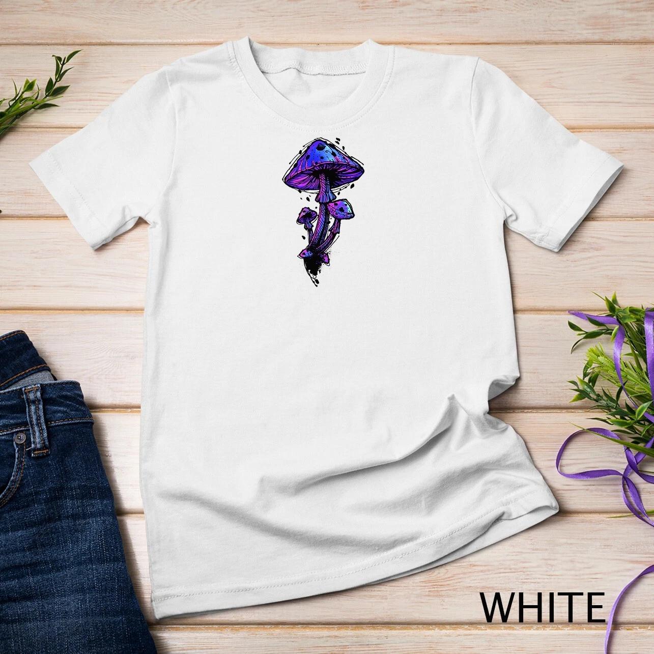 Psychedelic Mushroom - Trippy Illustration Gift Unisex T-shirt XL